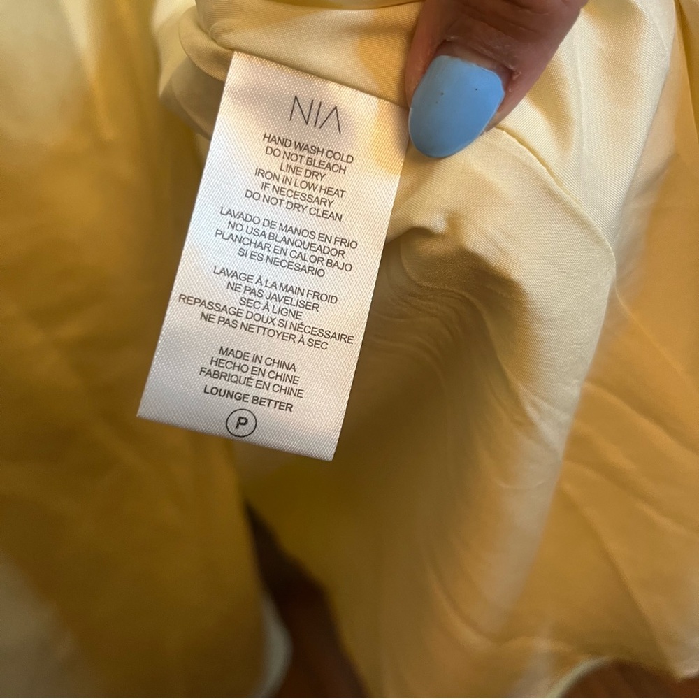 NIA Zaza Dress in Butter Yellow XS - Picture 8 of 11